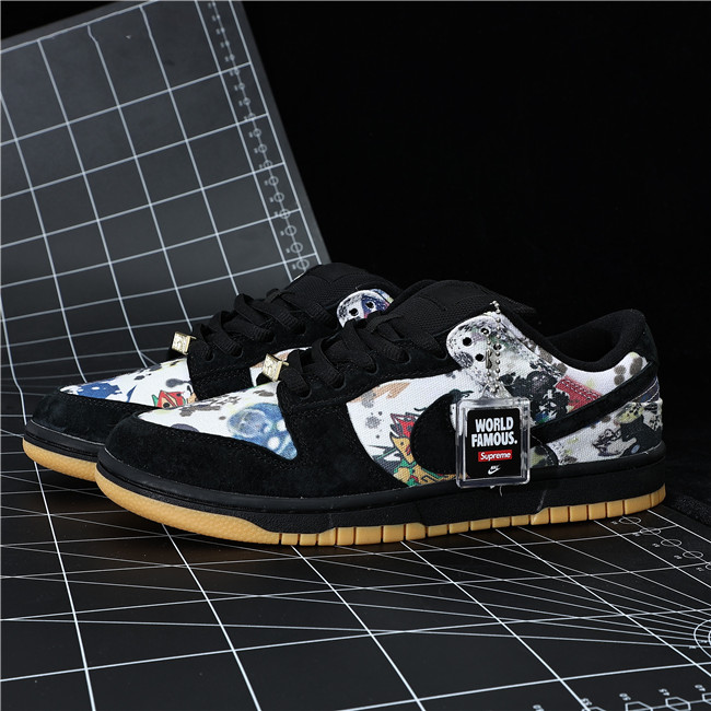 Men's Dunk Low Black Shoes 0300